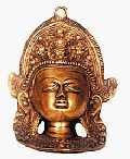 contemporary brass indra mask