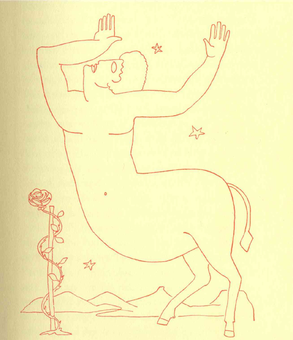 The Golden Ass frontispiece by Percival Goodman