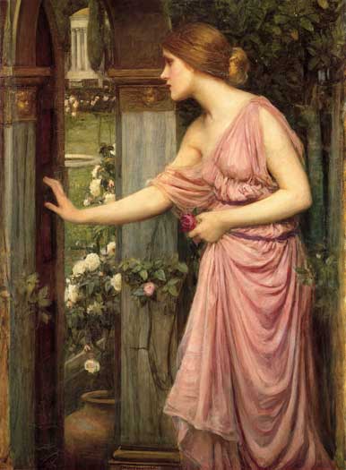 Psyche entering Cupid's Garden