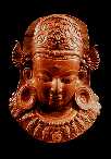 copper mask from nepal - 1200-1400 A.D.