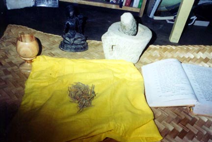 soma yajna / Indrapuja - photo from author's puja in Shillong (Meghalaya, India), 2005